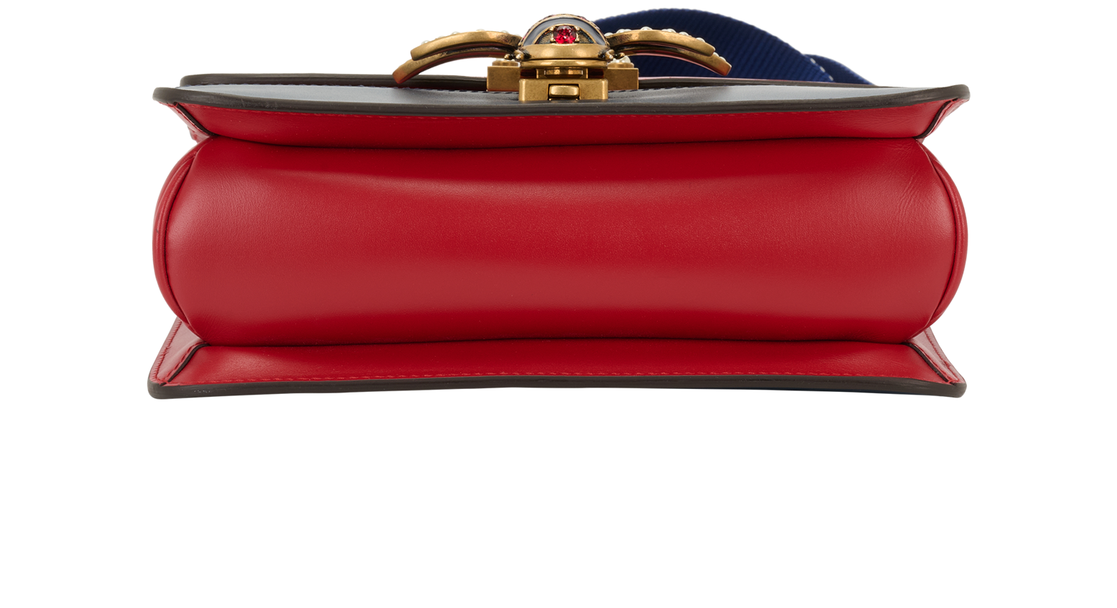 Queen Margaret, &pound;750, Handbags, Blue/Red/White, Leather, Top view